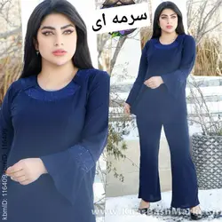شومیز شلوار پولکی31906 کد 3679