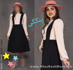 ست شومیز و سارافون کد 43316