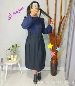 ست شومیز و سارافون کد 43316