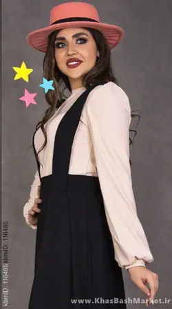 ست شومیز و سارافون کد 43316