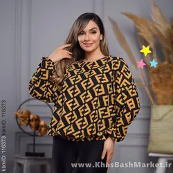 شومیز فندی کد 43391