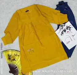 تونیک بابوس جیب گلدوزی کد 70781