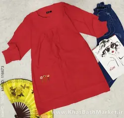 تونیک بابوس جیب گلدوزی کد 70781