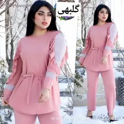 شومیز شلوار پولکی 31907 کد 3744