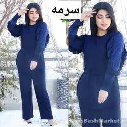 شومیز شلوار پولکی 31907 کد 3744