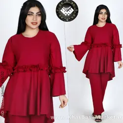 ست بلوز شلوار کمر ژور کد 4497