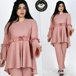 ست بلوز شلوار کمر ژور کد 4497