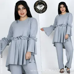 ست بلوز شلوار کمر ژور کد 4497