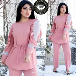شومیز شلوار پولکی 31907 کد 8282