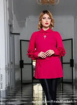 شومیز آستین گل کد 80530