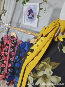 شومیز پرگل کد 90286