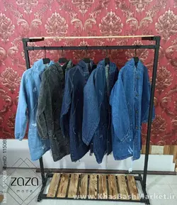 کت جین کلاهدار کد 9615