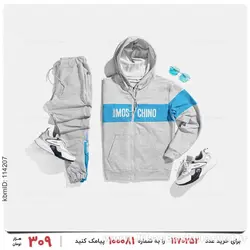 ست سویشرت و شلوار مردانه Moschino مدل 22291