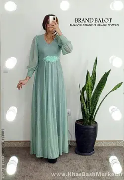 لباس مجلسی حدیث ماکسی کد 10654