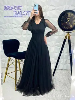 لباس مجلسی گل سرخ کد 52183
