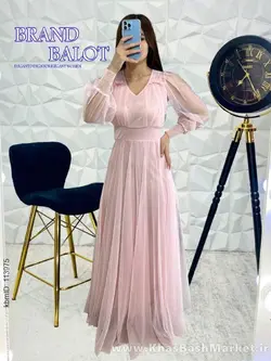 لباس مجلسی گل سرخ کد 52183