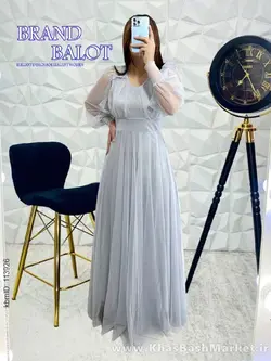 لباس مجلسی گل سرخ کد 52183