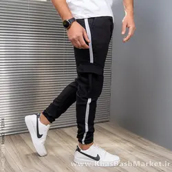 شلوار اسلش مردانه خط دار مدل Lain