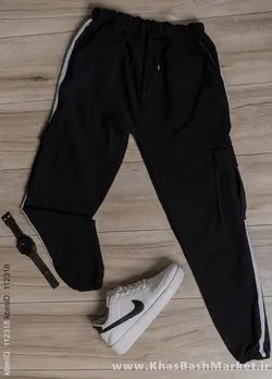 شلوار اسلش مردانه خط دار مدل Lain