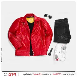 کاپشن چرمی مردانه Sevin مدل 24497