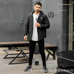 کاپشن دونایک مشکی مردانه مدل PANORA