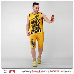 ست رکابی و شلوارک مردانه Karen مدل 18625