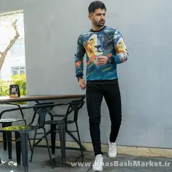 دورس مردانه طرح شیر سرمه ای مدل kasra