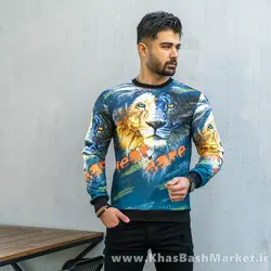 دورس مردانه طرح شیر سرمه ای مدل kasra
