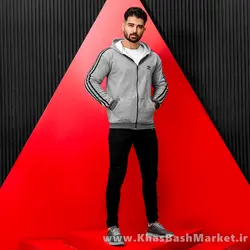 سوییشرت طوسی Adidas مردانه مدلAlkan