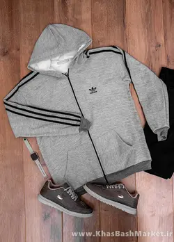 سوییشرت طوسی Adidas مردانه مدلAlkan