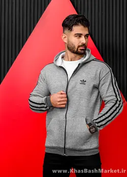 سوییشرت طوسی Adidas مردانه مدلAlkan