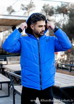 کاپشن دونایک آبی مردانه مدل PANORA