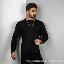 پلیور زاپ دار مشکی(T) مردانه مدلDeta