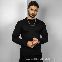 پلیور زاپ دار مشکی(T) مردانه مدلDeta