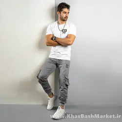 شلوار اسلش طوسی (T) مردانه مدلPSR