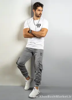 شلوار اسلش طوسی (T) مردانه مدلPSR