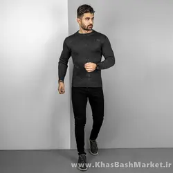 پلیور زاپ دار ذغالی (T)مردانه مدلDeta