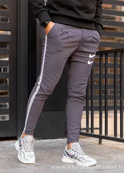 اسلش دو نایک خط دار مردانه طوسی مدلTimon