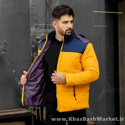 کاپشن فیلا زرد مردانه مدل Emad