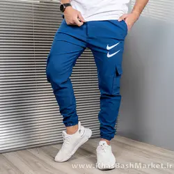 شلوار اسلش مردانه آبی دو نایک مدل Hamid