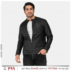 کاپشن چرمی مردانه Nika مدل 24587