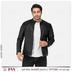 کاپشن چرمی مردانه Nika مدل 24587