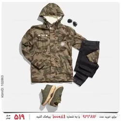 کاپشن ارتشی مردانه مدل 24526