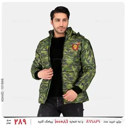 کاپشن ارتشی مردانه مدل 24389