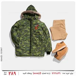 کاپشن ارتشی مردانه مدل 24389