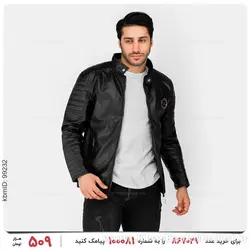 کاپشن چرمی مردانه Damon مدل 24296