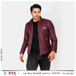 کاپشن چرمی مردانه Damon مدل 24295