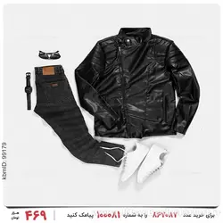 کاپشن چرمی مردانه Lima مدل 24301