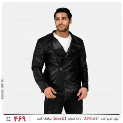 کاپشن چرمی مردانه Lima مدل 24301