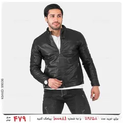 کاپشن چرمی مردانه Zima مدل 21725
